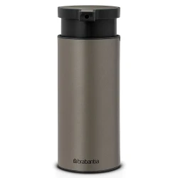 Brabantia Profile Soap Dispenser Platinum, 200ml, Non-Drip Pump, Easy Refill & Clean, Rust-Resistant, Anti-Slip Base