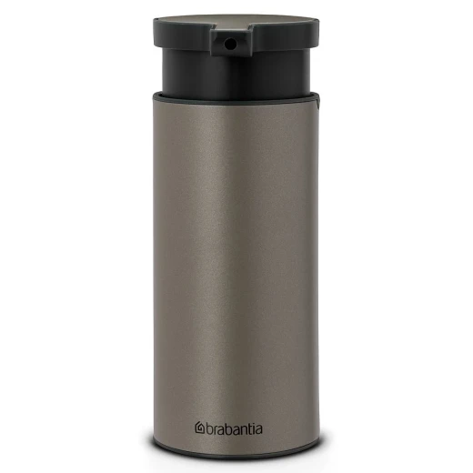 Brabantia Profile Soap Dispenser Platinum, 200ml, Non-Drip Pump, Easy Refill & Clean, Rust-Resistant, Anti-Slip Base Brabantia Profile Soap Dispenser Platinum, 200ml, Non-Drip Pump, Easy Refill & Clean, Rust-Resistant, Anti-Slip Base