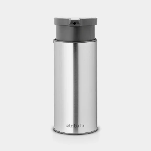 Brabantia Profile Soap Dispenser Matt Steel, 200ml, Non-Drip Pump, Easy Refill & Clean, Rust-Resistant, Anti-Slip Base Brabantia Profile Soap Dispenser Matt Steel, 200ml, Non-Drip Pump, Easy Refill & Clean, Rust-Resistant, Anti-Slip Base