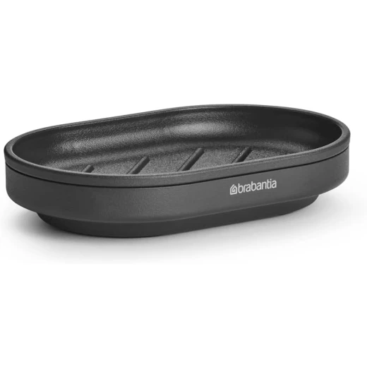 Brabantia MindSet Soap Dish Mineral Infinite Grey, Non-Slip Base, Drainage Design, Corrosion-Resistant, Easy to Clean 8 x 11.94 x 2.54 cm - Brabantia - Image 8
