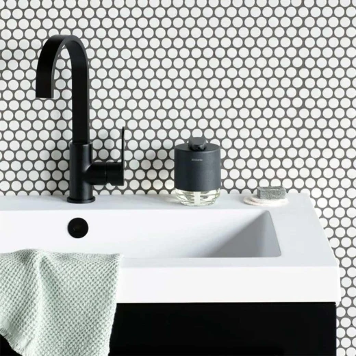 Brabantia MindSet Soap Dispenser Mineral Infinite Grey, 200ml, Non-Drip Pump, Refillable, Corrosion-Resistant, Modern Bathroom Accessory - Brabantia - Image 3