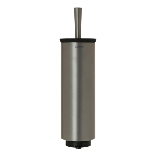 Brabantia Toilet Brush with Holder Platinum Finish Hygienic & Discreet Easy Cleaning Under the Rim Ideal for Humid Areas Comfortable Handle Compact Size: 43 x 13 x 11.5 cm Brabantia Toilet Brush with Holder Platinum Finish Hygienic & Discreet Easy Cleaning Under the Rim Ideal for Humid Areas Comfortable Handle Compact Size: 43 x 13 x 11.5 cm