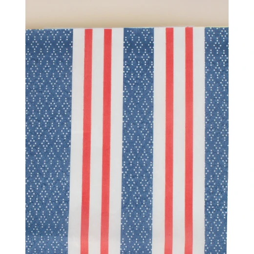 Madame COCO Alix Disposable Tablecloth, 80x100 cm, Navy/Red, Single-Use Paper Table Cover, Elegant & Practical Design, Made in Turkey - Madame COCO - Image 5