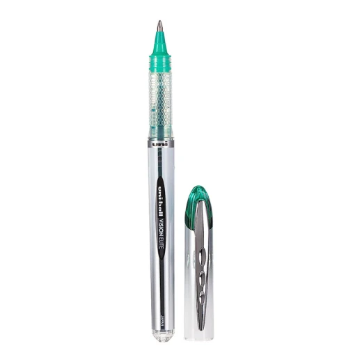 Uni-Ball Vision Elite 0.8mm Gel Rollerball Pen (Green) - uniball - Image 2