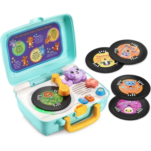 VTech DJ Scratch Cat Record Player – Interactive Music Toy - VTech - Image 9