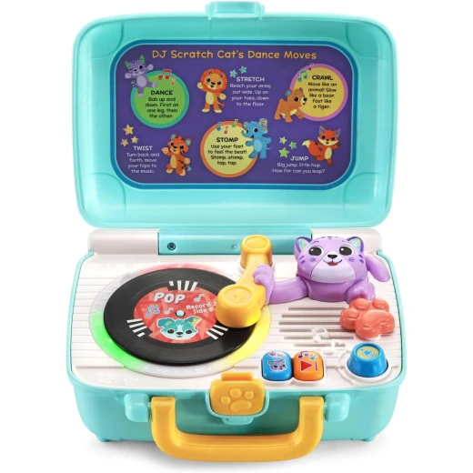 VTech DJ Scratch Cat Record Player – Interactive Music Toy - VTech - Image 8