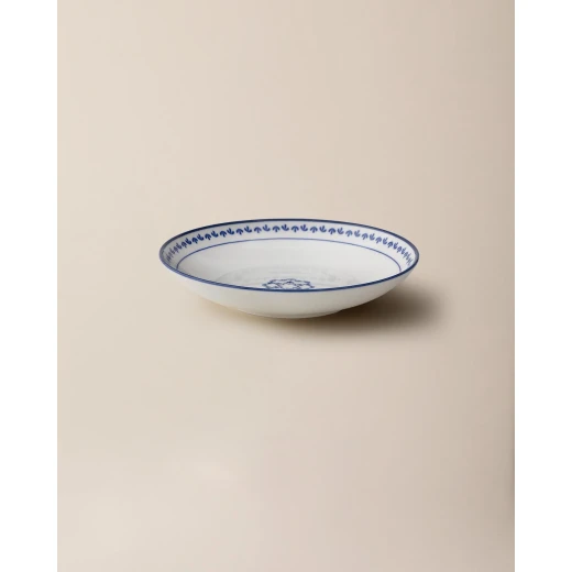 Madame COCO Blue Dream Esperer Dinner Plate, 21 cm, Blue/White Ethnic Design, New Bone China Plate for Stylish Table Settings, Made in Turkey - Madame COCO - Image 2