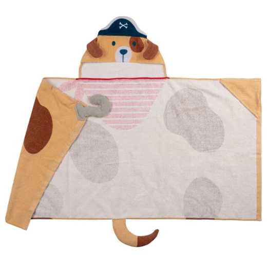 Stephen Joseph, Kids Hooded Bath Beach Towel, Girls and Boys Towel, Swim Pool Cover Up Super Absorbent Cute Characters, Dog - Stephen Joseph - Image 3