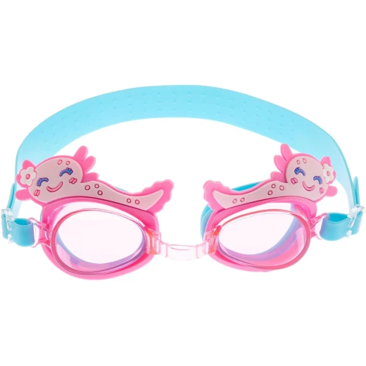 Stephen Joseph Kids Swim Goggles, Axolotl Theme, Comfortable Leak-Resistant Fit, Adjustable Strap, UV Eye Protection, Fun Design for Boys & Girls, Ideal for Pool & Beach Stephen Joseph Kids Swim Goggles, Axolotl Theme, Comfortable Leak-Resistant Fit, Adjustable Strap, UV Eye Protection, Fun Design for Boys & Girls, Ideal for Pool & Beach