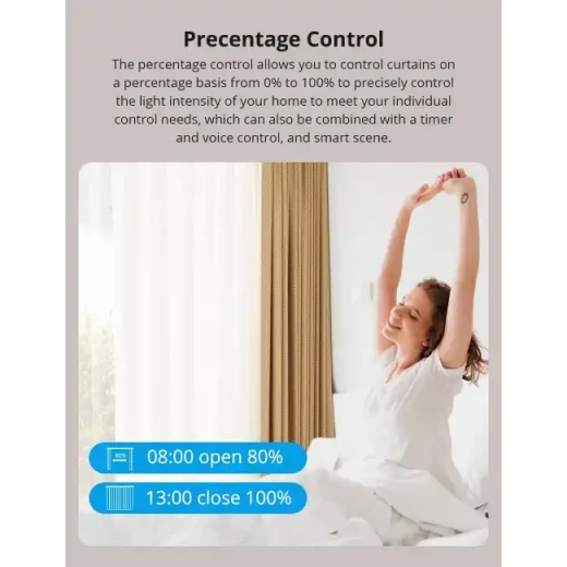 SONOFF TX Ultimate T5-3C Smart Wall Switch for Roller Shutter Electric Curtains Blinds - Sonoff - Image 3