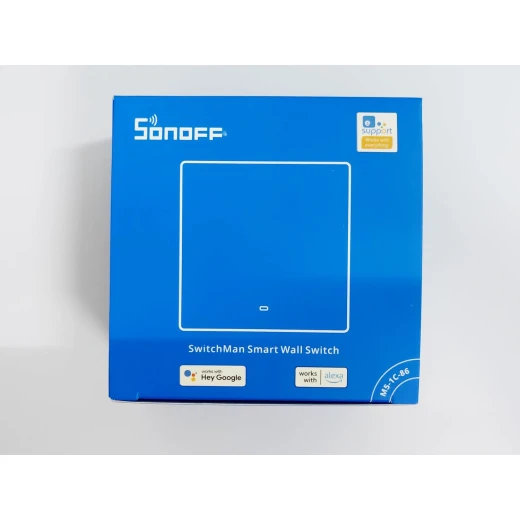 مفتاح ميكانيكي ذكي من SONOFF، مفتاح إضاءة ذكي يعمل عبر WiFi بتردد 2.4GHz، زر واحد، يتطلب سلك محايد، متوافق مع Alexa وGoogle Home، نوع SONOFF M5 86، الموديل: M5-1C-86 — سونوف - سونوف - Image 8