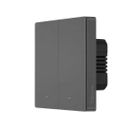 مفتاح ميكانيكي ذكي من سونوف، مفتاح إضاءة ذكي بتردد WiFi 2.4GHz، يحتوي على مفتاحين (2 عصابة)، يتطلب وجود سلك محايد (Neutral)، متوافق مع أليكسا وجوجل هوم، من النوع 86 - موديل M5-2C-86 - سونوف