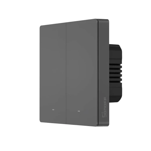 SONOFF Smart Mechanical Switch Smart Light Switch, 2.4GHz WiFi Light Switch 2 Gang, Neutral Wire Required, Alexa Light Switch Compatible with Alexa and Google Home, SONOFF M5 86 Type, M5-2C-86 SONOFF Smart Mechanical Switch Smart Light Switch, 2.4GHz WiFi Light Switch 2 Gang, Neutral Wire Required, Alexa Light Switch Compatible with Alexa and Google Home, SONOFF M5 86 Type, M5-2C-86