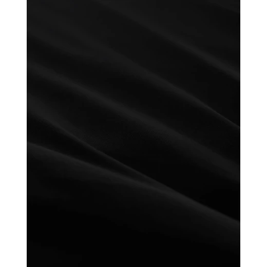 غطاء لحاف مزدوج مانون, 100٪ قطن رانفورس, سادة باللون الأسود ,200×220 سم ,مجموعة تايملِس,صناعة تركية من مدام كوكو - مدام كوكو - Image 3