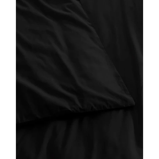 غطاء لحاف مزدوج مانون, 100٪ قطن رانفورس, سادة باللون الأسود ,200×220 سم ,مجموعة تايملِس,صناعة تركية من مدام كوكو - مدام كوكو - Image 2