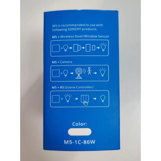 سونوف M5-1C-86W سويتش مان مفتاح حائط ذكي 1 عصابة (ماتر)، تحكم عن بعد/صوتي، تحكم بالمشاركة، مشهد ذكي، توقيت تنازلي، واي فاي 2.4 جيجاهرتز، طاقة قصوى 2200 واط، يعمل مع أليكسا وجوجل هوم، أبيض - سونوف - Image 3