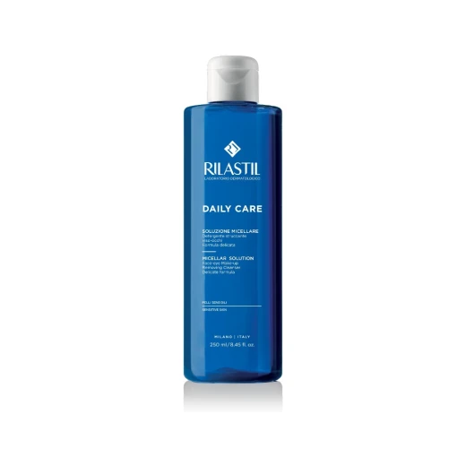 Rilastil Daily Care Micellar Solution 250ml Makeup Remover for Face and Eyes Gently Cleanses and Soothes Maintains Moisture and Elasticity Suitable for All Skin Types Rilastil Daily Care Micellar Solution 250ml Makeup Remover for Face and Eyes Gently Cleanses and Soothes Maintains Moisture and Elasticity Suitable for All Skin Types