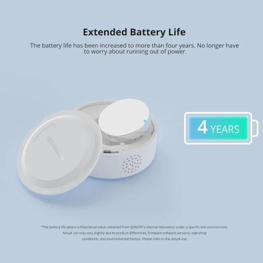 مستشعر درجة الحرارة والرطوبة SONOFF SNZB-02P Zigbee، مقياس حرارة داخلي ومقياس رطوبة مع تنبيه، يعمل مع Alexa وGoogle Home للمراقبة عن بُعد وأتمتة المنزل، يتطلب محور ZigBee 3.0 (1) - سونوف - Image 5