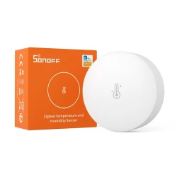 مستشعر درجة الحرارة والرطوبة SONOFF SNZB-02P Zigbee، مقياس حرارة داخلي ومقياس رطوبة مع تنبيه، يعمل مع Alexa وGoogle Home للمراقبة عن بُعد وأتمتة المنزل، يتطلب محور ZigBee 3.0 (1)
