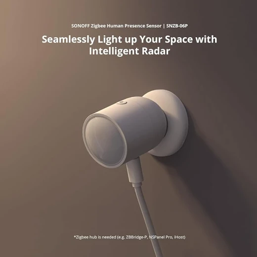 مستشعر الوجود البشري من سونوف SNZB-06P Zigbee، كاشف حركة ذكي Zigbee مع رادار cmWave بتردد 5.8 جيجاهرتز، يتطلب جسر ZigBee (1) - سونوف - Image 2