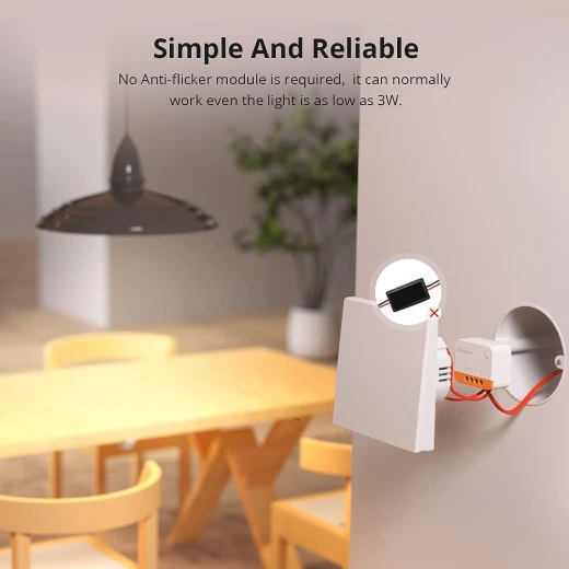 مفتاح الإضاءة الذكي SONOFF ZBMINIL2 Extreme Zigbee (ثنائي الاتجاه)، يعمل مع Alexa وSmartThings Hub وGoogle Home وSONOFF ZBBridge-P، يتطلب محور ZigBee، لا يتطلب سلكًا محايدًا - سونوف - Image 5