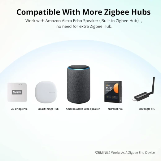 مفتاح الإضاءة الذكي SONOFF ZBMINIL2 Extreme Zigbee (ثنائي الاتجاه)، يعمل مع Alexa وSmartThings Hub وGoogle Home وSONOFF ZBBridge-P، يتطلب محور ZigBee، لا يتطلب سلكًا محايدًا - سونوف - Image 7
