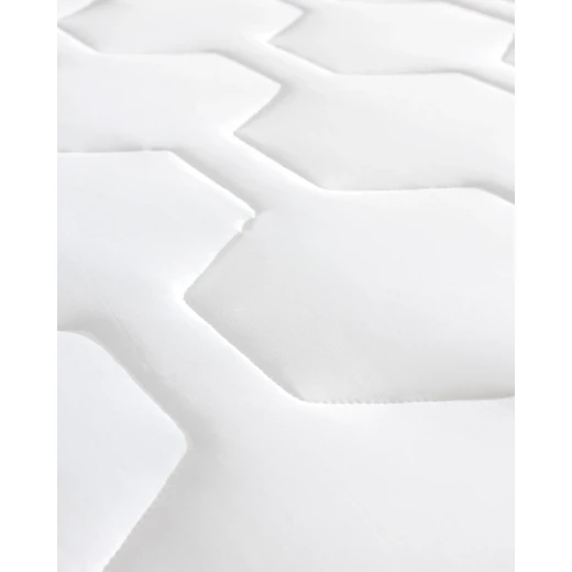 Madame COCO Antony Cool Single Plus Fitted Mattress Protector, Waterproof & Stain-Resistant, 100% Polyester, White, 120x200+35 cm, Elastic Corners for Easy Fit - Madame COCO - Image 2
