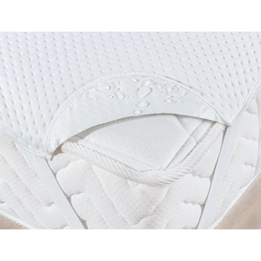 Madame COCO Clarte Waterproof Fitted Mattress Protector, Double Size 160x200 cm, 100% Polyester, Liquid-Resistant and Comfortable - Madame COCO - Image 4