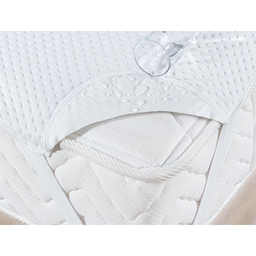 Madame COCO Clarte Waterproof Fitted Mattress Protector, Double Size 160x200 cm, 100% Polyester, Liquid-Resistant and Comfortable - Madame COCO - Image 2