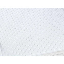Madame COCO Clarte Waterproof Fitted Mattress Protector, Double Size 160x200 cm, 100% Polyester, Liquid-Resistant and Comfortable