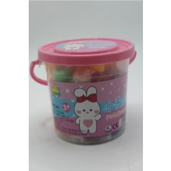 Play Dough Bunny Set – Bunny-Themed Container with Pink & Blue Lid