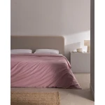 غطاء لحاف مانون مزدوج 100% قطن رانفورس، روز داستي، 200x220 سم مجموعة تايملس، ناعم وقابل للتنفس من مدام كوكو - مدام كوكو
