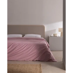 غطاء لحاف مانون مزدوج 100% قطن رانفورس، روز داستي، 200x220 سم مجموعة تايملس، ناعم وقابل للتنفس من مدام كوكو