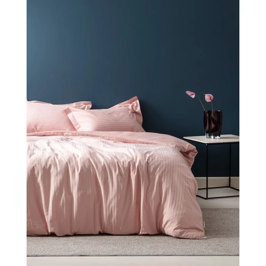 Madame COCO Elicia King Size Striped Satin Duvet Cover Set 240X220+2X(50X70+3)+240X260CM Madame COCO Elicia King Size Striped Satin Duvet Cover Set 240X220+2X(50X70+3)+240X260CM