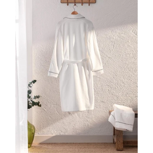طقم روب حمام جاك بياقة شال للجنسين بالمقاس 2XL – مادام كوكو - مدام كوكو - Image 7