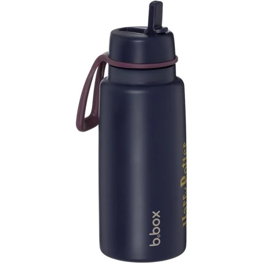 b.box 1L Insulated Flip Top Bottle, Harry Potter, Triple Layer Stainless Steel Water Bottle with Straw, Leak-Proof, BPA-Free, Keeps Drinks Cold for 46 Hours - B.Box - Image 2