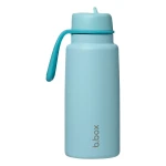b.box Triple Insulated 34oz Water Bottle w/Stainless Steel Straw. 46 Hours Cold. Leak Proof Tumbler with Lid and Straw for Travel, Gym & School. BPA Free Sports Water Bottles. - B.Box