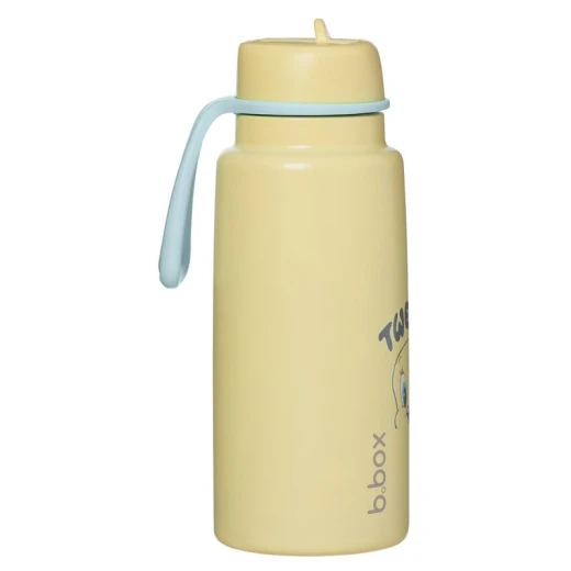 b.box Looney Tunes Thermal Bottle 1L, Triple Layer Insulated Stainless Steel Water Bottle, Foldable Spout with Straw, Leak-Proof Thermos for Kids, BPA-Free - B.Box - Image 5