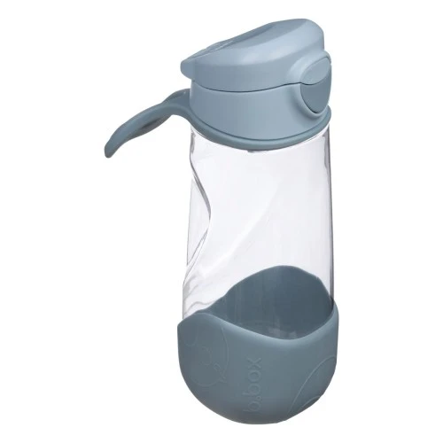 b.box 450mL Sport Spout Kids Water Bottle for School, Sports, Travel, Daycare Leakproof, Spill Proof, Dishwasher Safe Easy Grip Triangle Shape, Durable Tritan Material BPA Free chill out - B.Box - Image 2