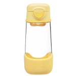 b.box 450mL Sport Spout Kids Water Bottle for School, Sports, Travel, Daycare Leakproof, Spill Proof, Dishwasher Safe Easy Grip Triangle Shape, Durable Tritan Material BPA Free Lemon Twist - B.Box
