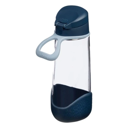 b.box 600mL Sport Spout Kids Water Bottle for School, Sports, Travel, Daycare. Leakproof, Spill Proof, Dishwasher Safe Easy Grip Triangle Shape, Durable Tritan Material BPA Free Midnight - B.Box - Image 4