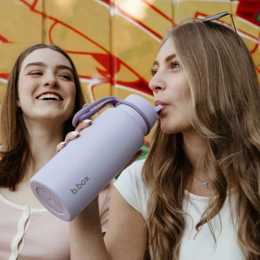 b.box 1L Insulated Flip Top Water Bottle, Leak-Proof Stainless Steel Bottle with Straw, Keeps Drinks Cold for 46 Hours, BPA-Free, Dishwasher Safe, Large Capacity Hydration Bottle - Image 3