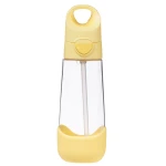 b.box 600ml Kids Water Bottle with Straw, Tritan, Leak-Proof, BPA-Free, Easy Open, Dishwasher Safe, for Toddlers & Children Ages 3+, Lemon Twist - B.Box