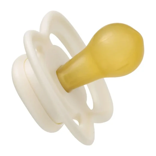 b.box Natural Rubber Pacifiers 0–6 Months, 2-Pack with Protective Cover, Soft vanilla/latte Colors, BPA-Free, Natural Latex Nipple, For Breastfed Babies - B.Box - Image 8