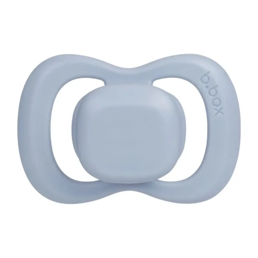 b.box Silicone Pacifiers 6m+, 2-Pack Ocean/Sky, Orthodontic, Symmetrical Shape, BPA-Free with Protective Cover - B.Box - Image 7