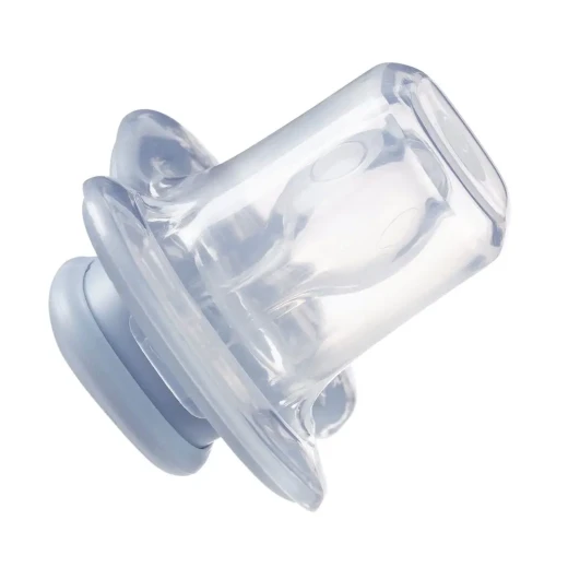b.box Silicone Pacifiers 6m+, 2-Pack Ocean/Sky, Orthodontic, Symmetrical Shape, BPA-Free with Protective Cover - B.Box - Image 4