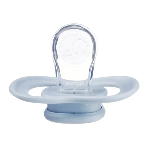 b.box Silicone Pacifiers 6m+, 2-Pack Ocean/Sky, Orthodontic, Symmetrical Shape, BPA-Free with Protective Cover - B.Box - Image 3
