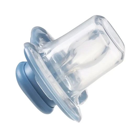 b.box Silicone Pacifiers 6m+, 2-Pack Ocean/Sky, Orthodontic, Symmetrical Shape, BPA-Free with Protective Cover - B.Box - Image 6