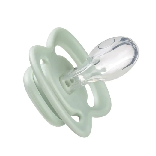 b.box Silicone Pacifiers 6m+, 2-Pack Sage/Vanilla, Orthodontic, Symmetrical Shape, BPA-Free with Protective Cover - B.Box - Image 12