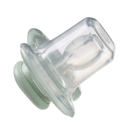 b.box Silicone Pacifiers 6m+, 2-Pack Sage/Vanilla, Orthodontic, Symmetrical Shape, BPA-Free with Protective Cover - B.Box - Image 11